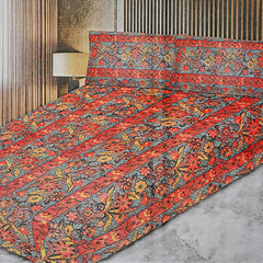 3D Double Bedsheet - Multi Color