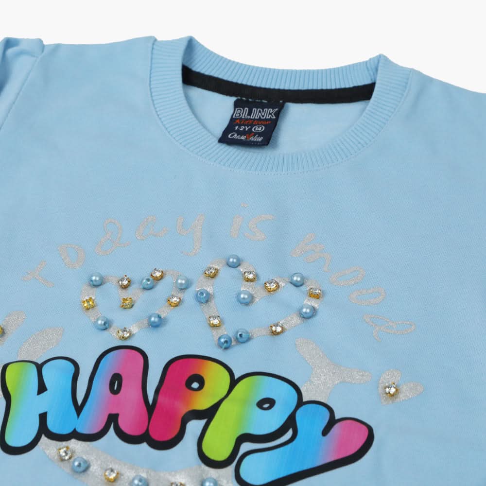 Girls T-Shirt - Light Blue, Girls T-Shirts, Chase Value, Chase Value