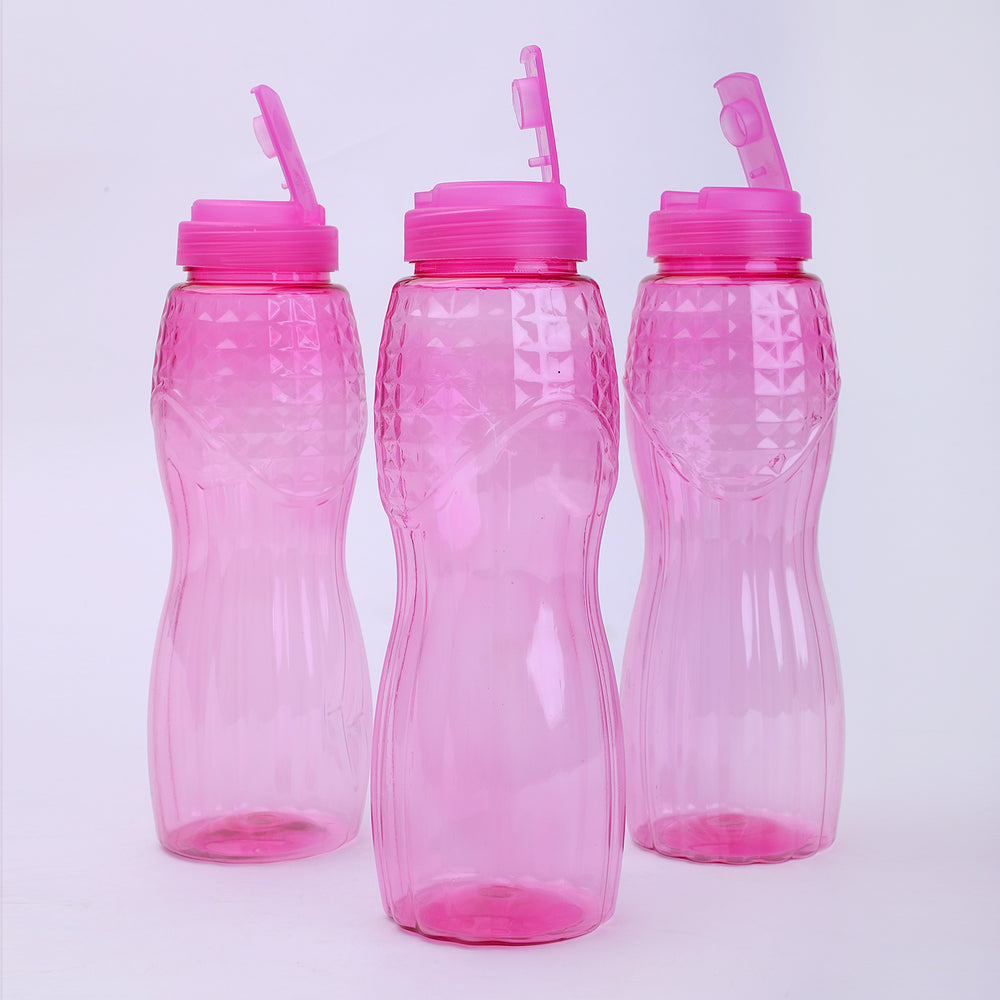 Rio Bottle 3 Pcs Set - Pink, Water Bottle, Chase Value, Chase Value