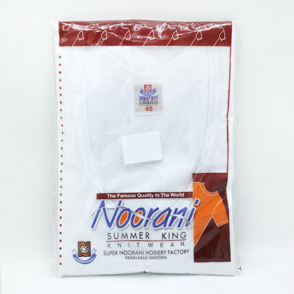 Noorani Summer King Full Sleeves Men's Vest, White, Men's Vest, Noorani, Chase Value