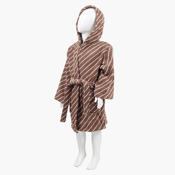 Kids Bathrobe - Brown, Bath Towels, Chase Value, Chase Value