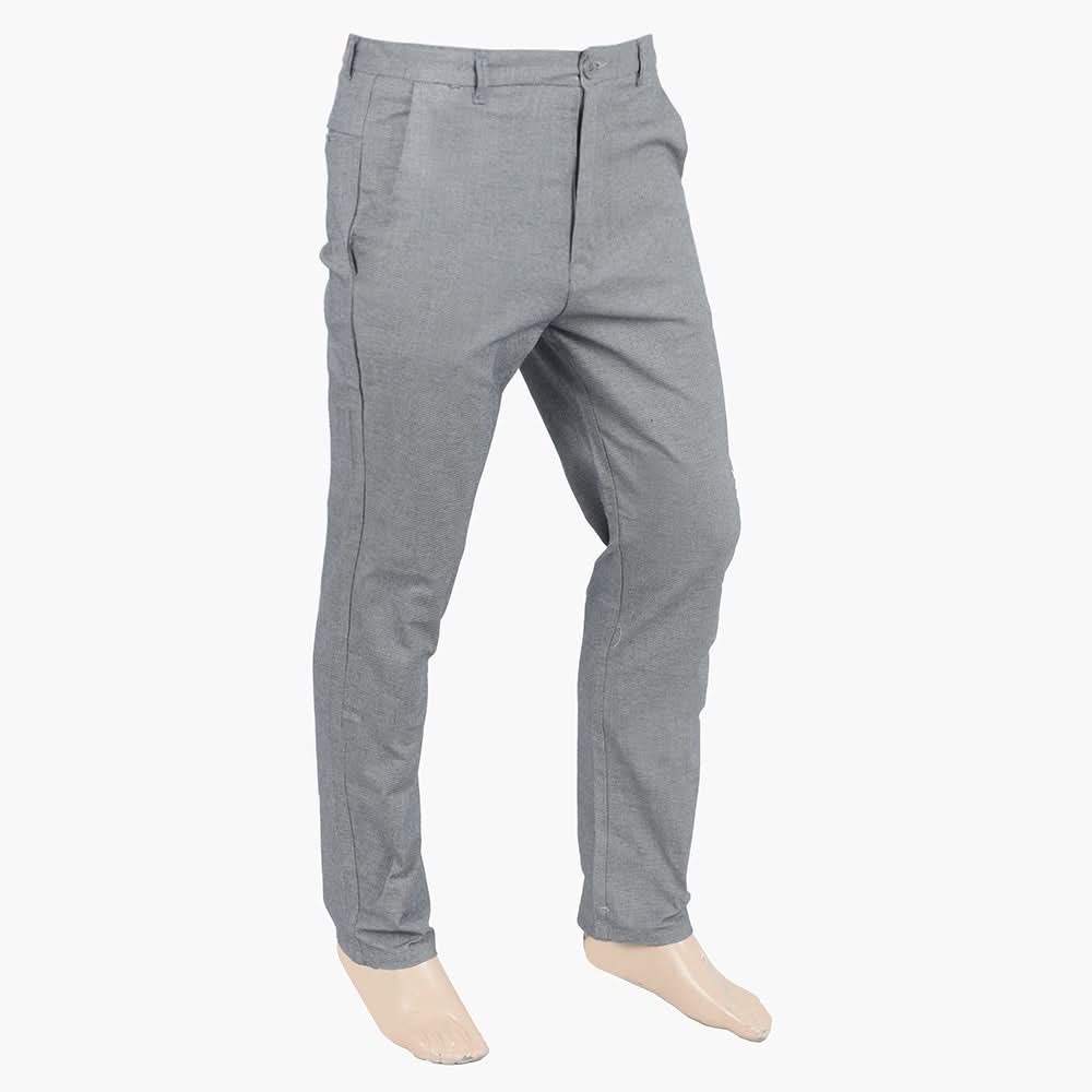Men's Cotton Causal Pant - Dark Grey, Men's Formal Pants, Chase Value, Chase Value
