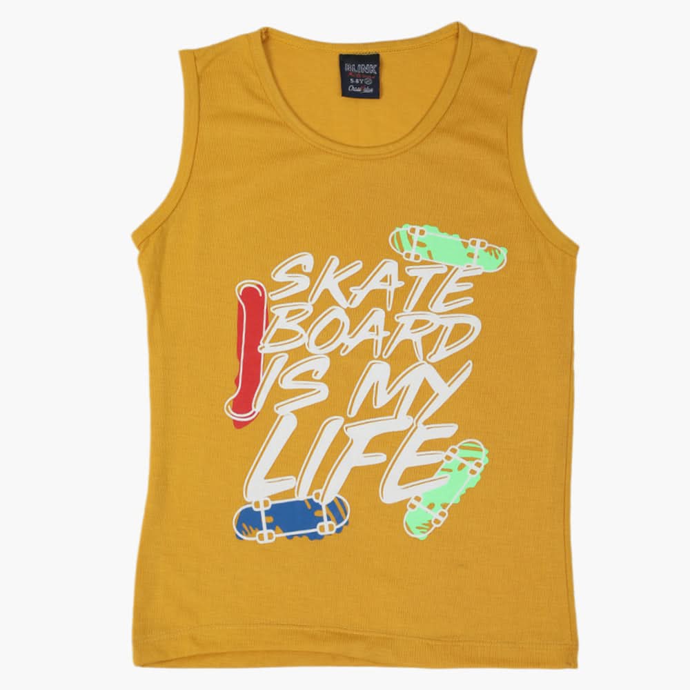 Boys Sando - Yellow, Boys T-Shirts, Chase Value, Chase Value