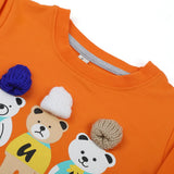 Newborn Boys Full Sleeves Suit - Orange, Newborn Boys Sets & Suits, Chase Value, Chase Value