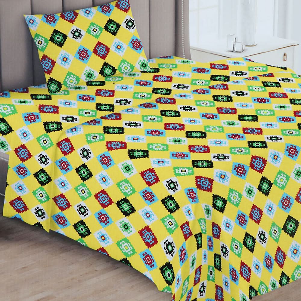 Single Bed Sheet Set - B14, Single Size Bed Sheet, Chase Value, Chase Value