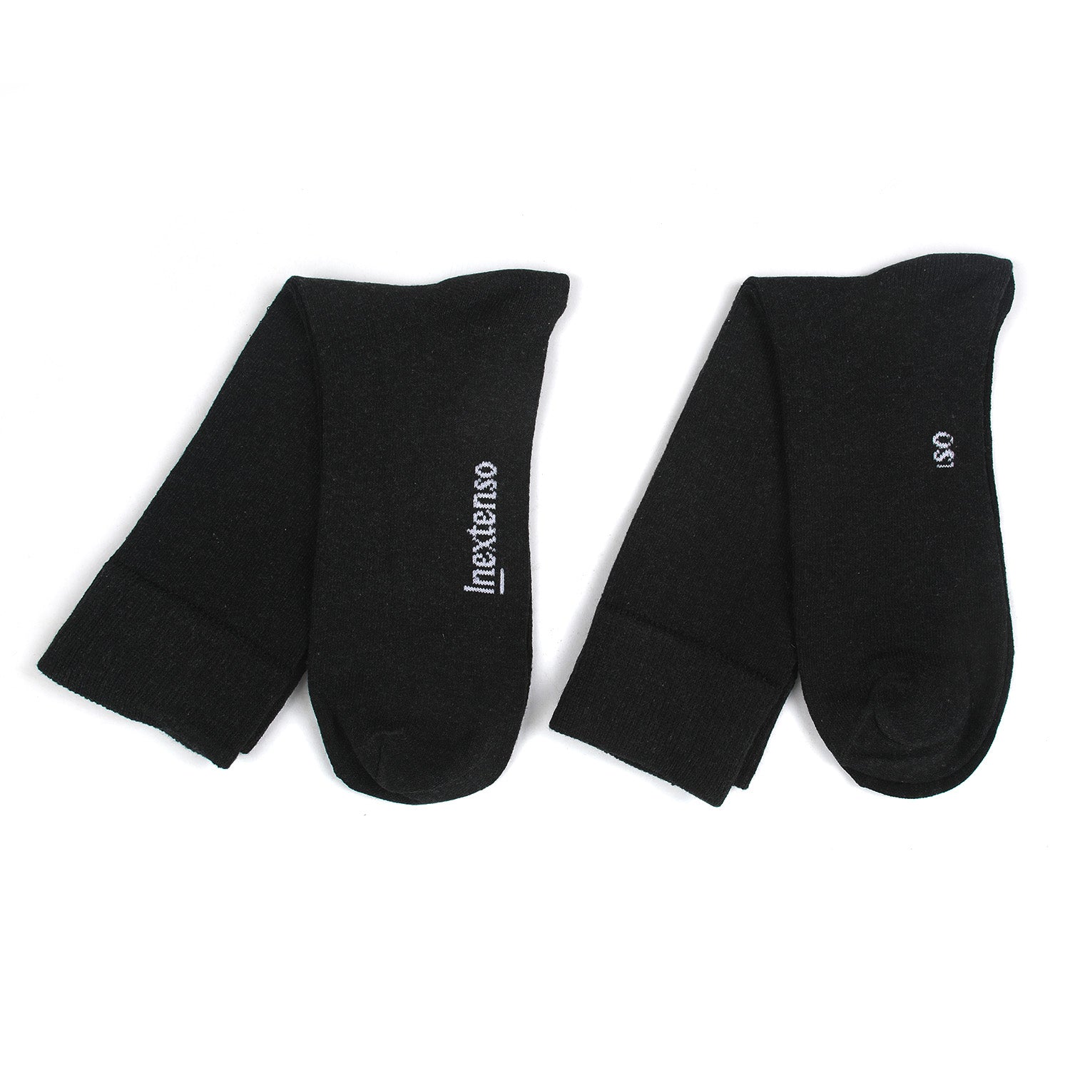 Men’s 2Pcs Socks Full - Black, Men's Socks, Chase Value, Chase Value