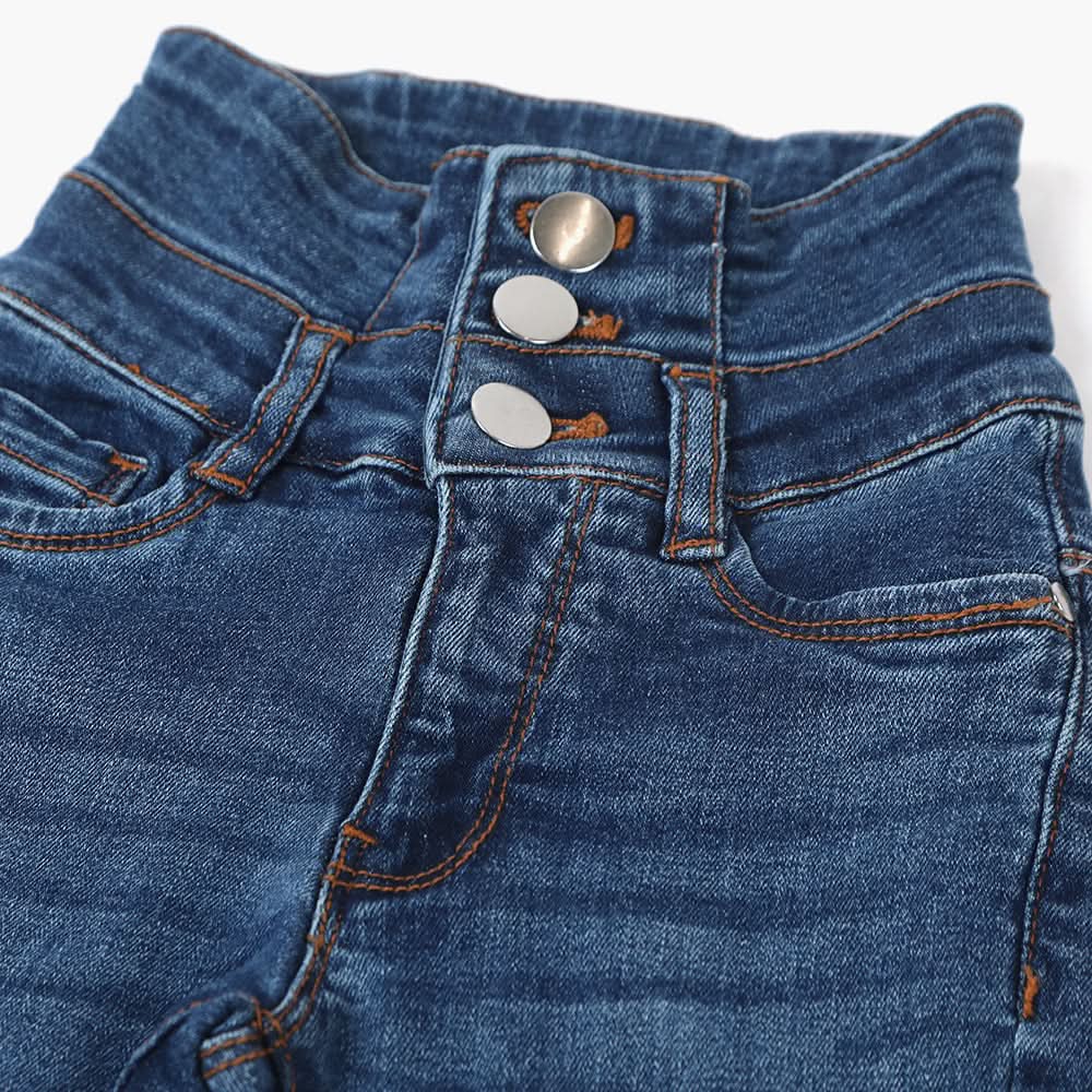 Girls Denim Pant - Blue, Girls Pants & Capri, Chase Value, Chase Value