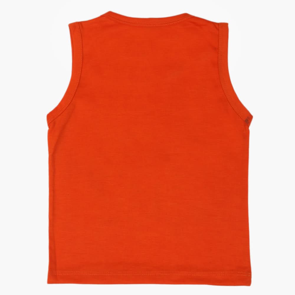Girls Sando T-Shirt - Orange, Girls T-Shirts, Chase Value, Chase Value