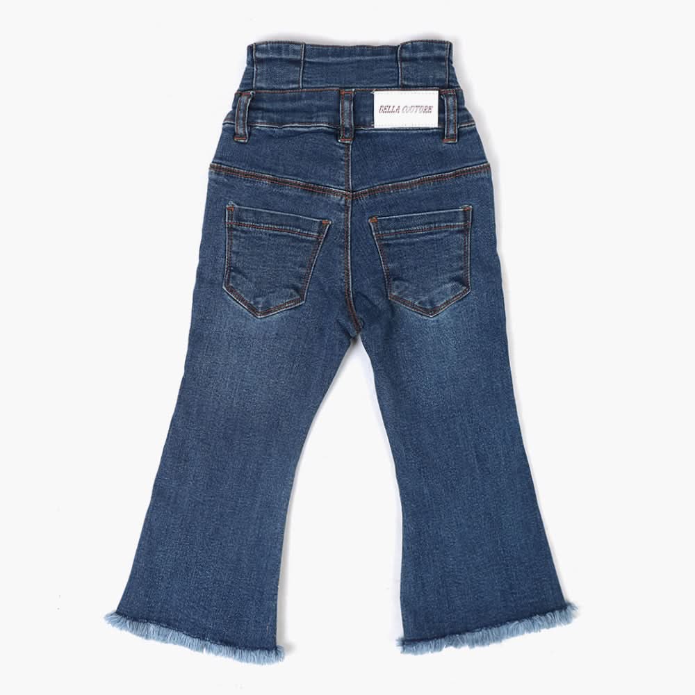 Girls Denim Pant - Blue, Girls Pants & Capri, Chase Value, Chase Value