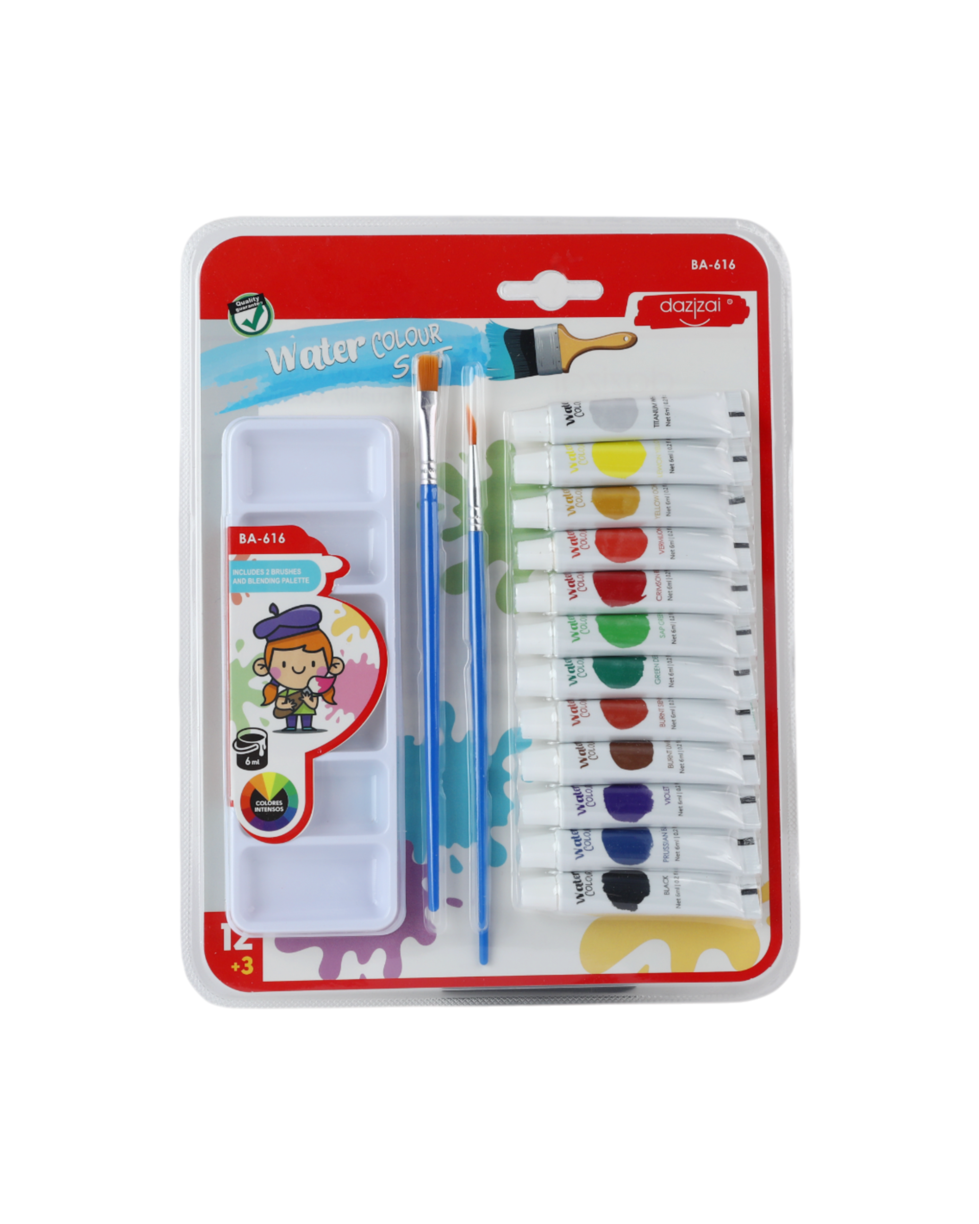 Water Colour Set (6ml Tube – BEIQI), Coloring Tools, Chase Value, Chase Value