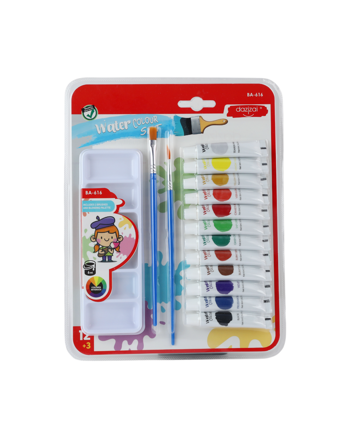 Water Colour Set (6ml Tube – BEIQI), Coloring Tools, Chase Value, Chase Value