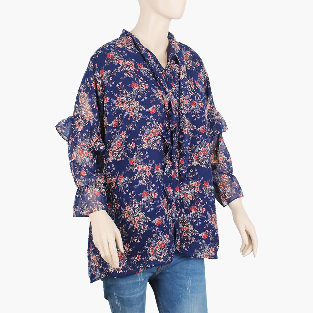 Women's Western Top - Dark Blue, Women T-Shirts & Tops, Chase Value, Chase Value