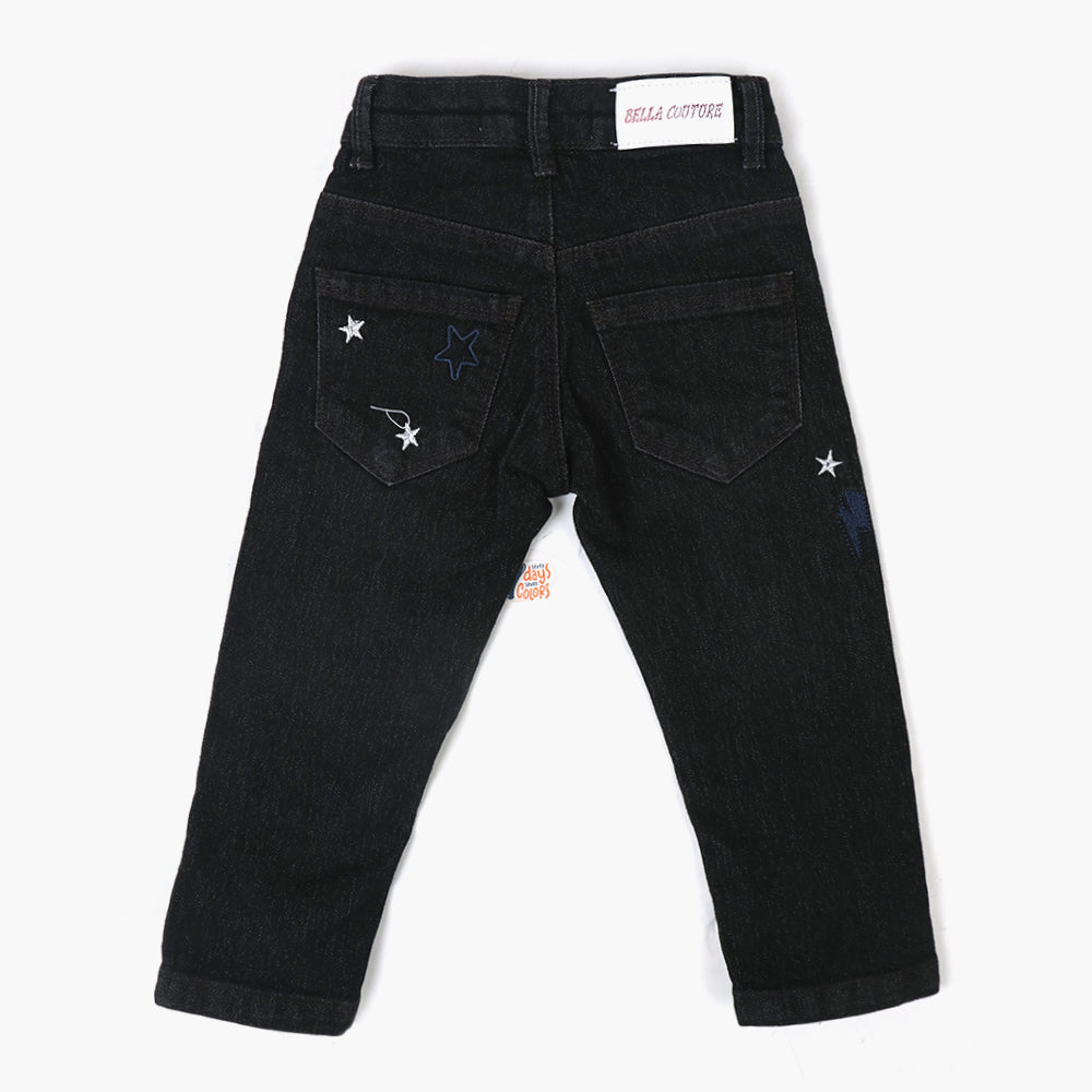 Girls Denim Pant - Black, Girls Pants & Capri, Chase Value, Chase Value