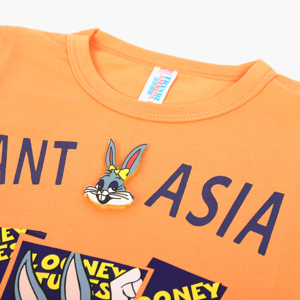 Newborn Boys Half Sleeves Suit - Orange, Newborn Boys Sets & Suits, Chase Value, Chase Value