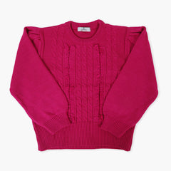 Girls Sweater - Fushia, Girls Sweaters, Chase Value, Chase Value