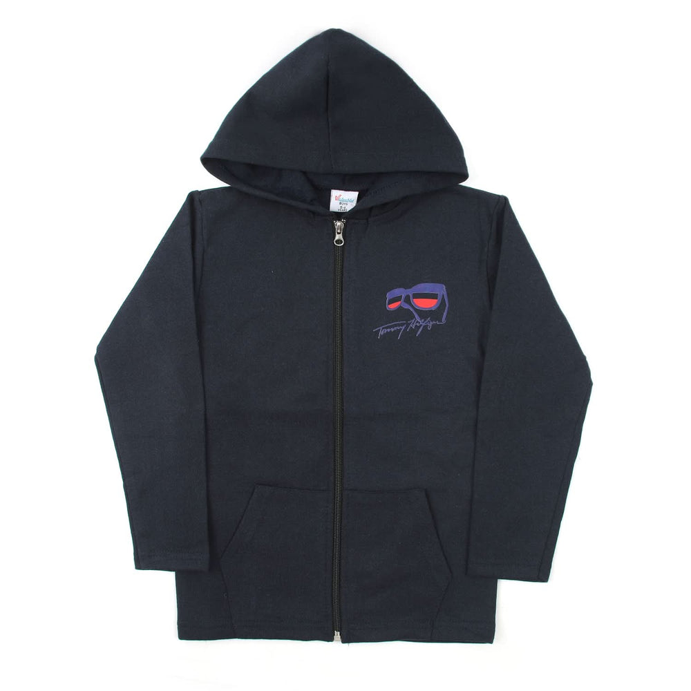 Boys Full Sleeves Hoodie - Navy Blue, Boys Hoodies & Sweat Shirts, Chase Value, Chase Value