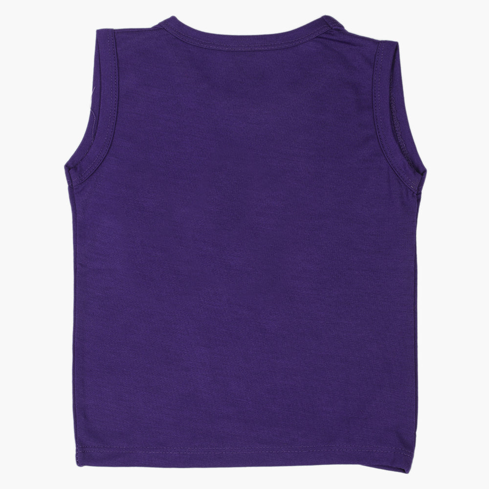 Girls Sando T-Shirt - Purple, Girls T-Shirts, Chase Value, Chase Value