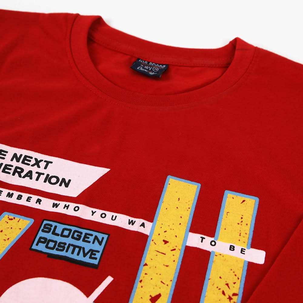 Boys T-Shirt - Red, Boys T-Shirts, Chase Value, Chase Value
