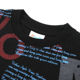 Boys Full Sleeves T-Shirt - Black, Boys T-Shirts, Chase Value, Chase Value