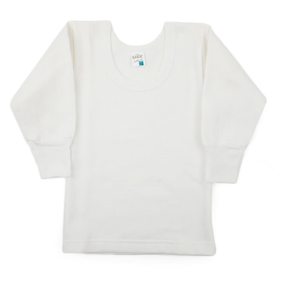 Boys Lily Full Sleeves Winter Vest - White, Boys Vest, Chase Value, Chase Value