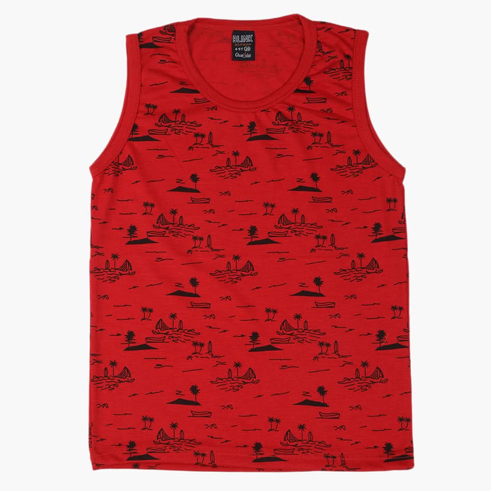 Boys Sando - Red, Boys T-Shirts, Chase Value, Chase Value