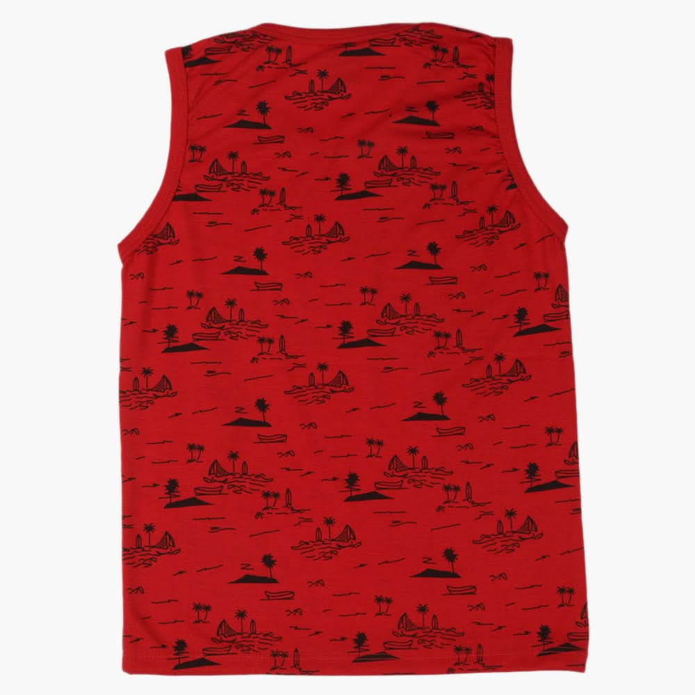 Boys Sando - Red, Boys T-Shirts, Chase Value, Chase Value