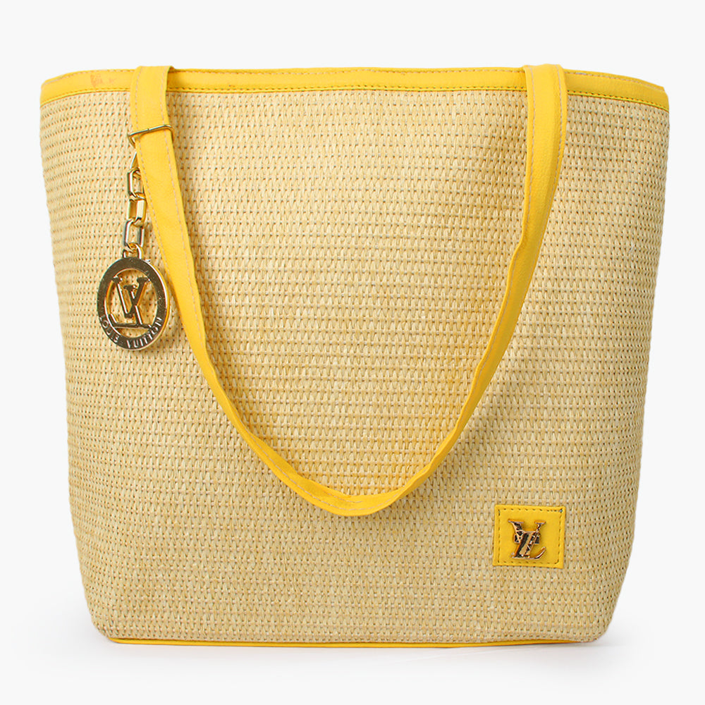 Women's Hand Bag - Yellow, Women Bags, Chase Value, Chase Value