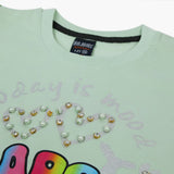 Girls T-Shirt - Light Green, Girls T-Shirts, Chase Value, Chase Value