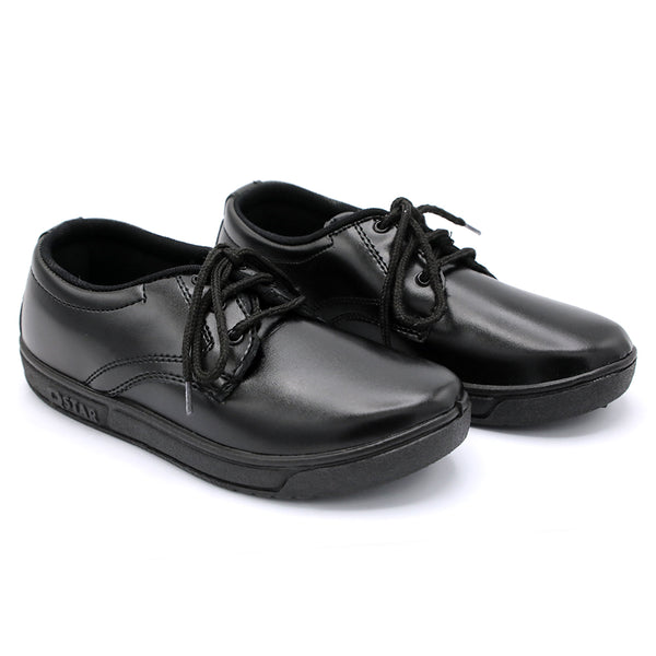 Girls School Shoes - Black, Boys Formal Shoes, Chase Value, Chase Value