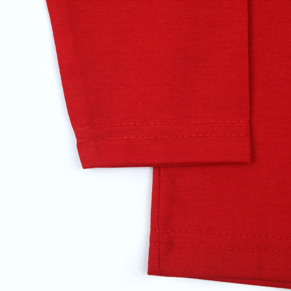 Boys Full Sleeves T-Shirt - Red, Boys T-Shirts, Chase Value, Chase Value