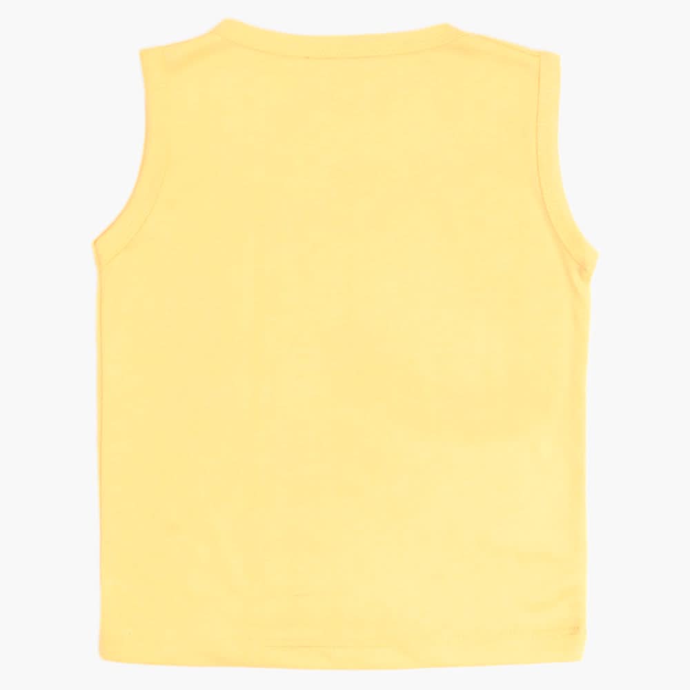 Boys Sando - Yellow, Boys T-Shirts, Chase Value, Chase Value