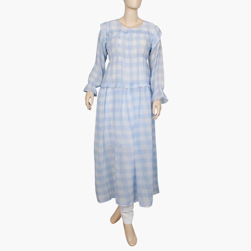 Women's Long Maxi - Light Blue, Women T-Shirts & Tops, Chase Value, Chase Value