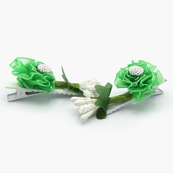Girls Azadi Hair Pins - Green, Girls Hair Accessories, Chase Value, Chase Value