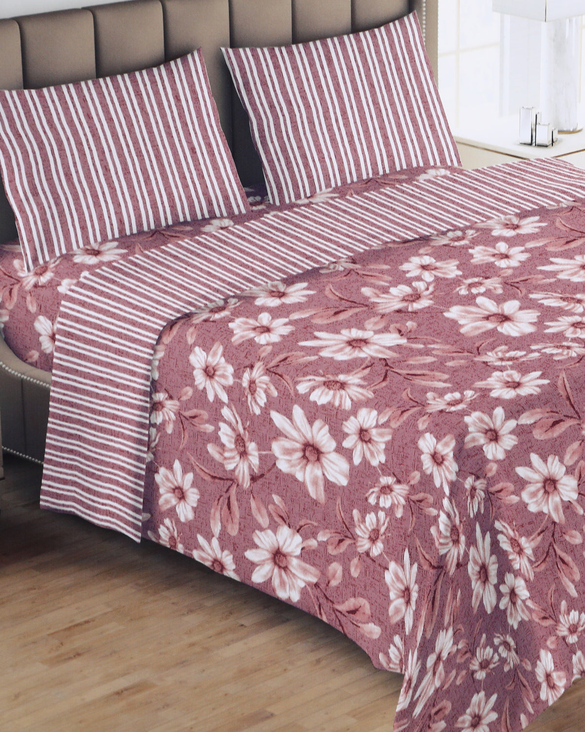 5 Pcs Bedsheet Set 94x96