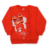 Girls Full Sleeves Sweat Shirt - Orange, Girls Hoodies & Sweat Shirts, Chase Value, Chase Value