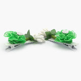 Girls Azadi Hair Pins - Green, Girls Hair Accessories, Chase Value, Chase Value