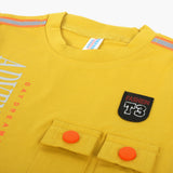 Newborn Boys Half Sleeves Suit - Mustard, Newborn Boys Sets & Suits, Chase Value, Chase Value