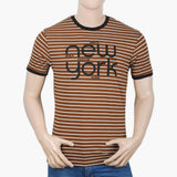 Men's Half Sleeves T-Shirt - Brown, Men, T-Shirts And Polos, Chase Value, Chase Value