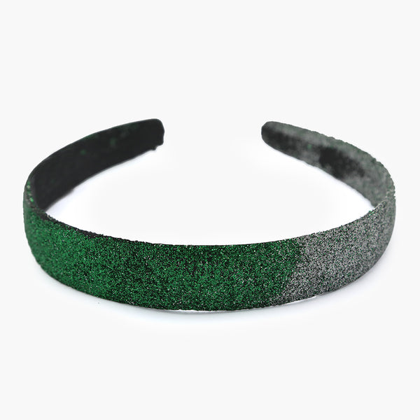 Girls Azadi Hair Band - Green & White, Girls Hair Accessories, Chase Value, Chase Value