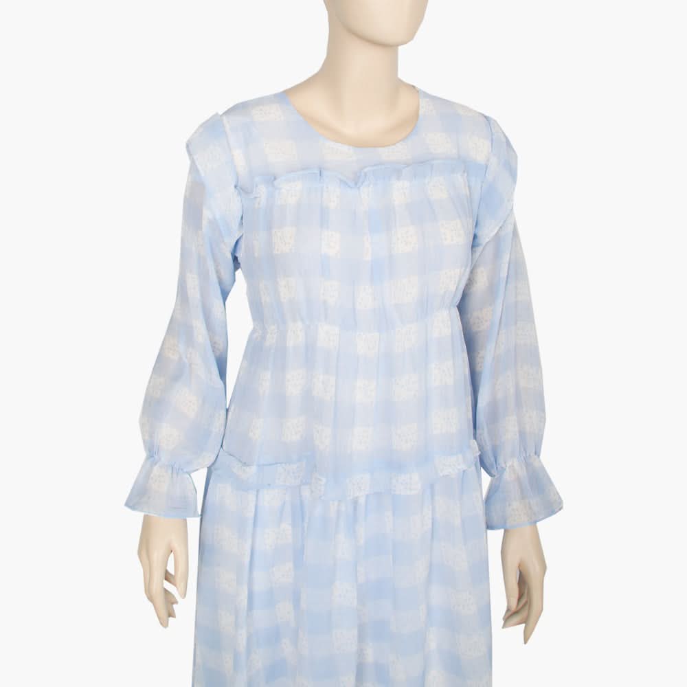 Women's Long Maxi - Light Blue, Women T-Shirts & Tops, Chase Value, Chase Value