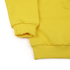 Newborn Girls Full Sleeves Suit - Yellow