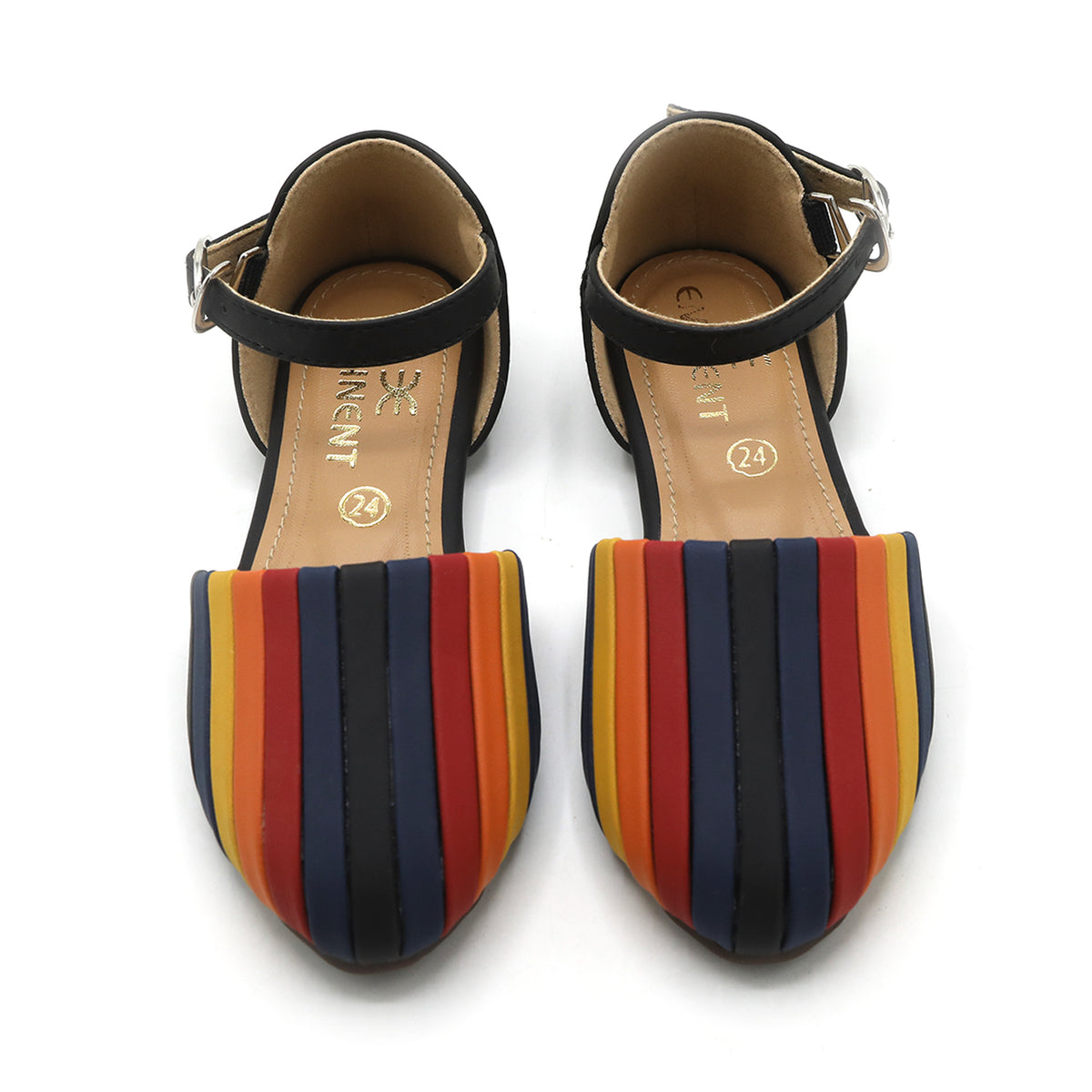 Eminent Girls Slingback - Black, Girls Slippers, Eminent, Chase Value