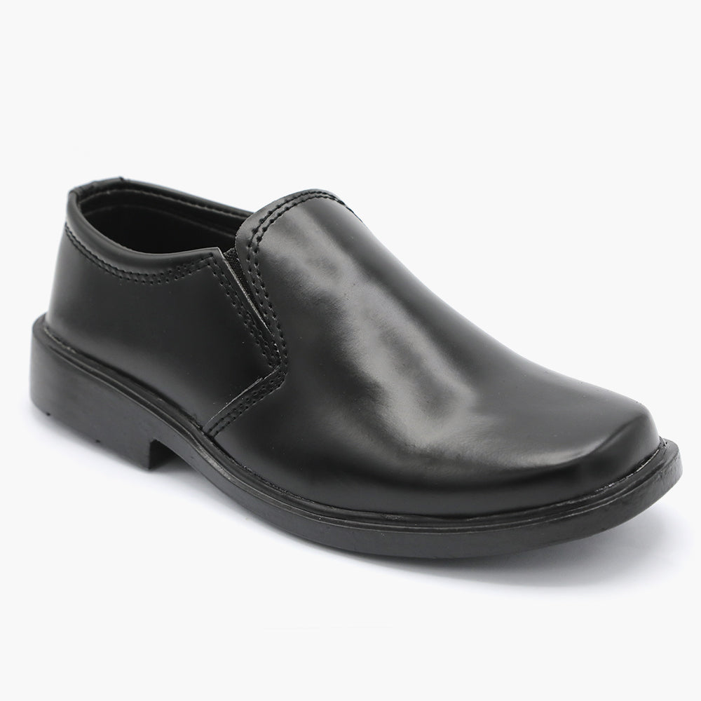 Boys School Shoes - Black, Boys Formal Shoes, Chase Value, Chase Value