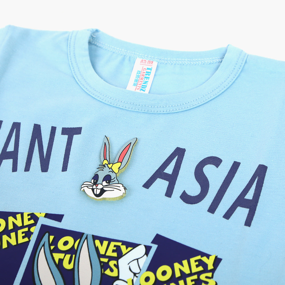 Newborn Boys Half Sleeves Suit - Blue, Newborn Boys Sets & Suits, Chase Value, Chase Value