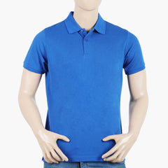 Men's Valuable Half Sleeves Polo T-Shirt - Royal Blue, Men's T-Shirts & Polos, Chase Value, Chase Value