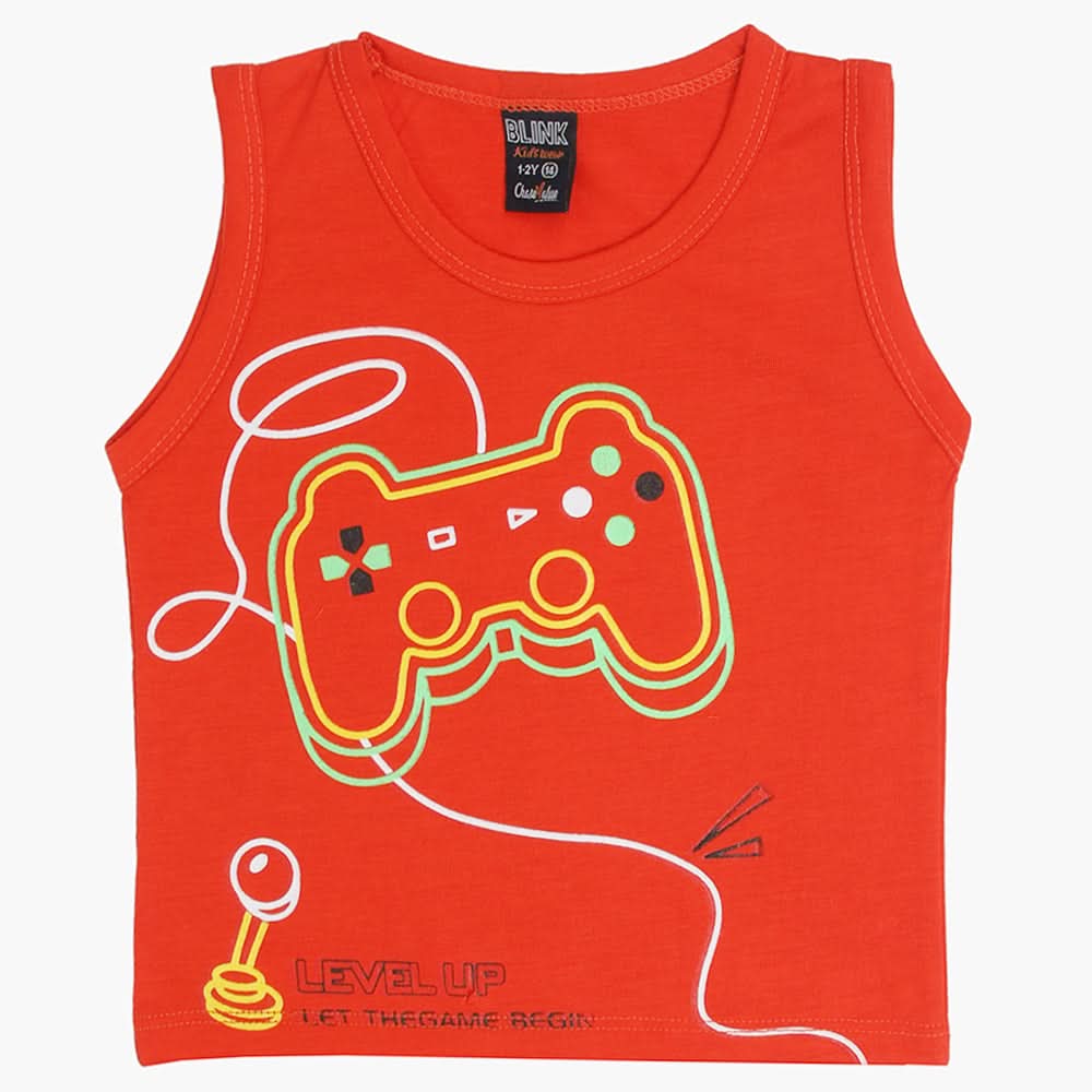 Boys Sando - Orange, Boys T-Shirts, Chase Value, Chase Value