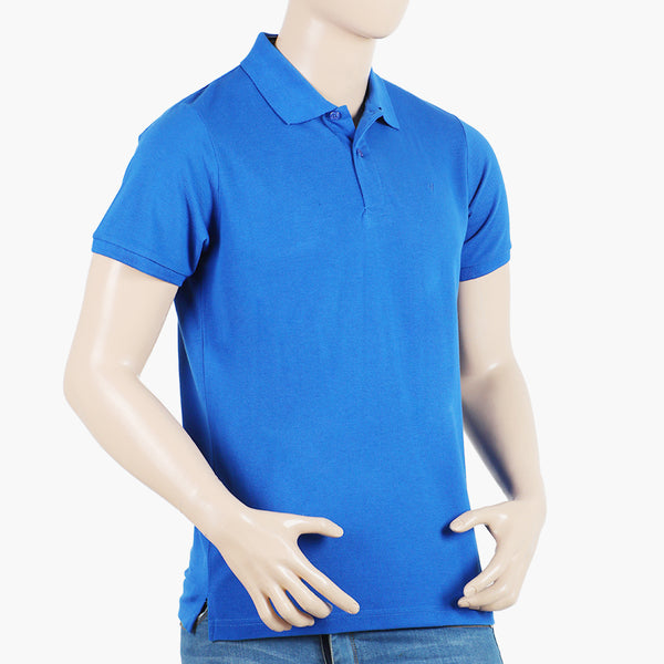 Men's Valuable Half Sleeves Polo T-Shirt - Royal Blue
