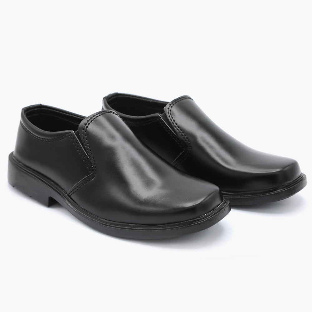 Boys School Shoes - Black, Boys Formal Shoes, Chase Value, Chase Value