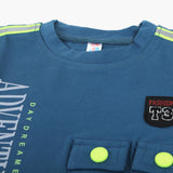 Newborn Boys Half Sleeves Suit - Blue, Newborn Boys Sets & Suits, Chase Value, Chase Value