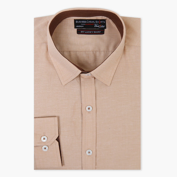 Men's Business Casual Shirt - Fawn